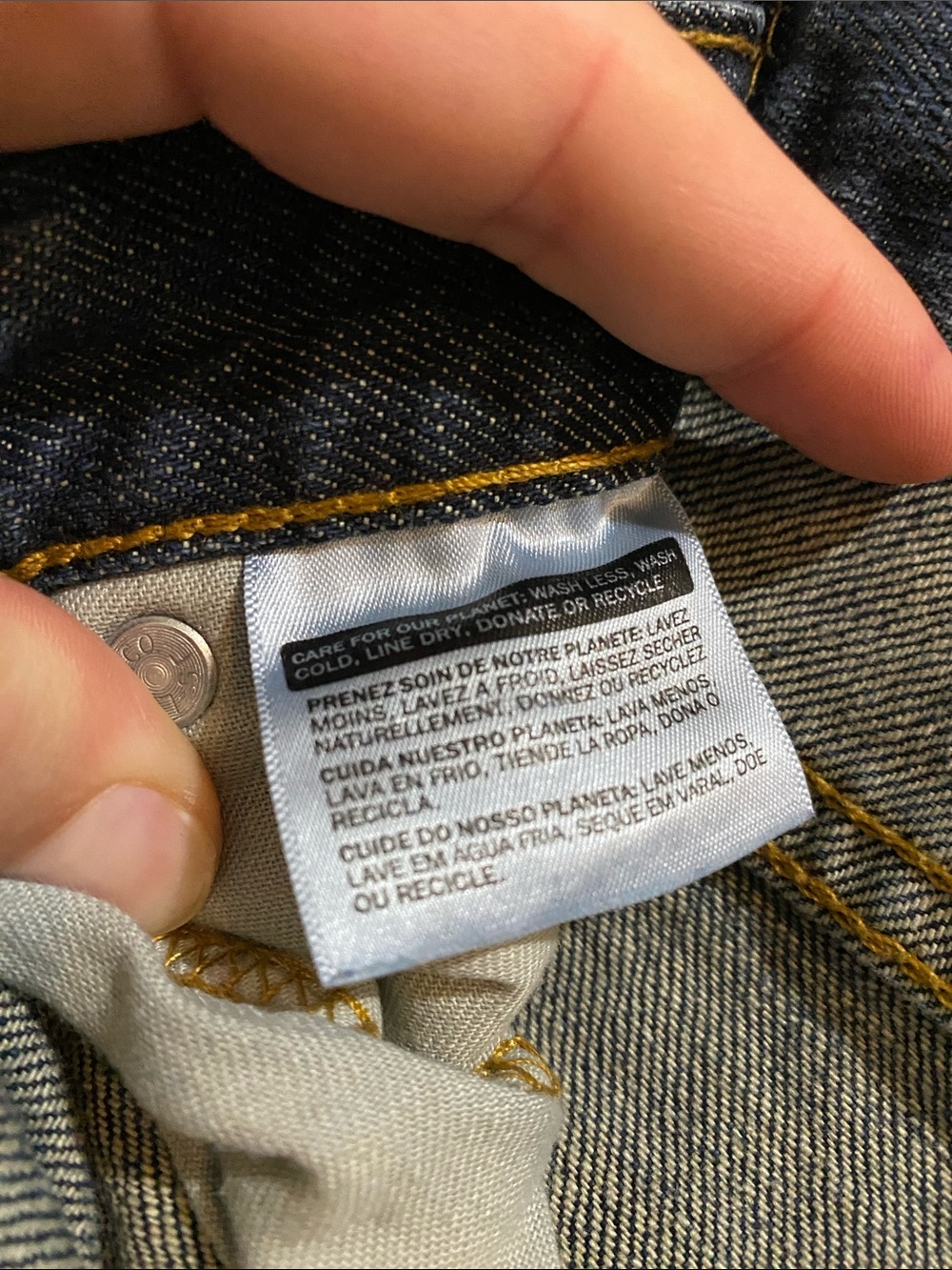 Levi's Men's Straight Jeans 505 36x32 in Dark Blue - Picture 2 of 8